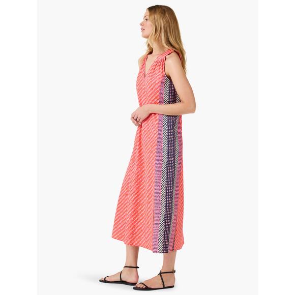 Nic + Zoe Spotty Stripes Maxi Dress Size Medium NWOT - Picture 2 of 7